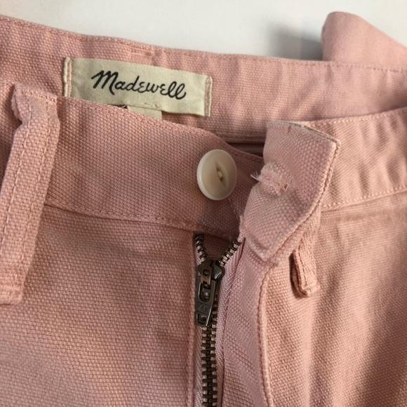 Madewell Emmett Wide-Leg Crop Pant Pink High Rise Pink  27 - Picture 6 of 9